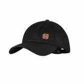Buff Baseball Cap Solid Black.