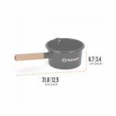 _1345764 Enamel saucepan Petromax black 1000ml