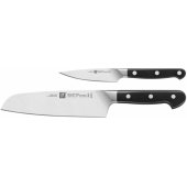 Set with knives, 2 pcs. paring knife 10 cm and santoku knife 2