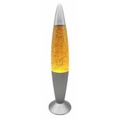 Decorative lava table lamp, 5W, gold