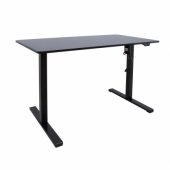 Desk ERGO OPTIMAL with 1 motor 120x60cm, black