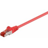 CAT6 RJ45 S/ FTP 0.25m Red