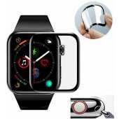"Ceramic glass 9D full with frame Apple Watch 1/ 2/ 3 42 mm" Black
