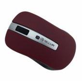 Basic Wireless Mouse, LED Dark Red