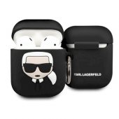 "Klaccsilkhbk Silicone Case Apple Airpods 1 / 2" Black