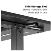 Manually Adjustable Sit-Stand Desk Loki, black 1/ 1