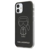 "Iconic Outline Cover iPhone 12 / 12 Pro" Black