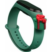 Strap Xmas Xiaomi Mi Band 3 / 4 Gift - Dark Green
