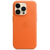 ®®Leather Case with MagSafe iPhone 14 Pro (MPPL3ZM/ A)®® Orange