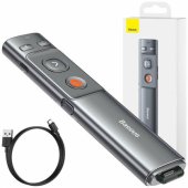 Orange Dot Wireless Presenter (Red Laser)(Charging) Grey