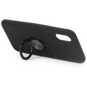 "Ring Slicone Case with Magnet iPhone 12 Pro Max" Black