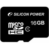 SP016GBSTH010V10-SP 16GB MicroSDHC Class10 wSDadap