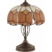 Alfa Stained glass table lamp 2 point table lamp 10658 Alfa