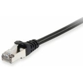 Patch S/ FTP Cat6a LSZH 15m Black
