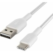Boost Charge USB-C to USB-A 1m White