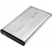 External HDD enclosure 2.5" SATA USB 3.0 aluminum Silver