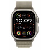 Watch Ultra 2 49mm Titanium Case with Olive Alpine Loop - Medium