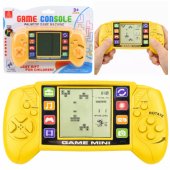 Electronic Game Console Tetris Portable LCD Yellow