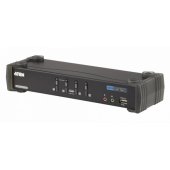 4-Port USB DVI Dual Link/ Audio KVMP Switch