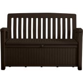 Patio Storage Bench 227L Brown