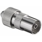 Metall Koaxial Buchse Silver