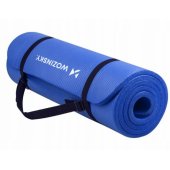 Gymnastic non slip mat 181x63x1cm Blue