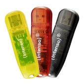 3x32GB Rainbow USB2.0 Yellow/ Red/ Black