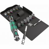 Wera 8009 Zyklop Pocket Set 3, 27-piece, bit set (black/ green, reversi