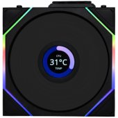 14RTLLCD1W1B 140mm Case Fan Black