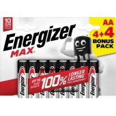 Battery LR6/ 8 Max AA 4+4
