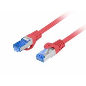 Patchcord S/ FTP Cat.6A LSZH CCA 0.5m red