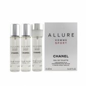Allure Homme Sport Set 3x EDT Travel Spray Refill 20ml