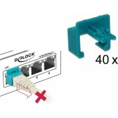 DeLOCK RJ45 Secure Clip 40 pieces