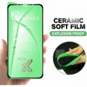 "Clear Ceramic Glass Full with Frame iPhone 7/ 8" Black