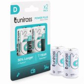 LR20 D Power Plus Alkaline UPPDPK2 2pcs