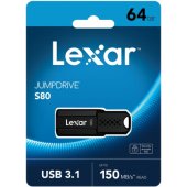 64GB JumpDrive S80 USB 3.1 Black