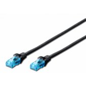 CAT 5e U-UTP Patch Cable 0,5m Black
