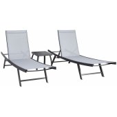Ario Table and 2 Sun Loungers