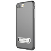 "Premium Kickstand Ultra Shield Cover iPhone 7 Plus" Silver