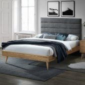 ROMAN with mattress HARMONY DELUX 160x200cm Grey