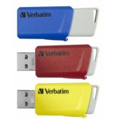 3 x 16GB Store ®n® Click USB 3.2 Blue/ red/ yellow