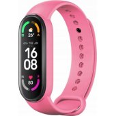 Silicone Strap Xiaomi Mi Band 5/ 6/ 7 Pink (37)