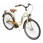 Vintage 26" 3-speed 2023 Cream/ Brown Shiny