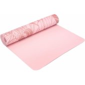 LEAF joga mat 183x60x0.4cm pink