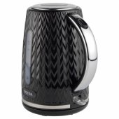 PT3864BLKVDEEU10 Chevron Jug Kettle black