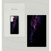 "Case Galaxy S21 Plus" Milky Way Black