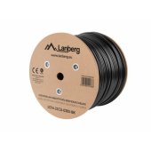 F/ UTP Cable Cat.6 CU 305m outdoor fluke passed black