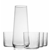 SET TUMBLERS 350ML JUG 1.2L AG LUMI 5PCS