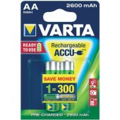 Rechargeable R6 2600mAh 2-pack