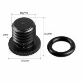 1617 "15MM ROD CAP (M12 - 4 pcs)"